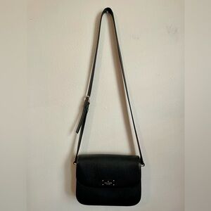 Black Leather Kate Spade medium Crossbody
